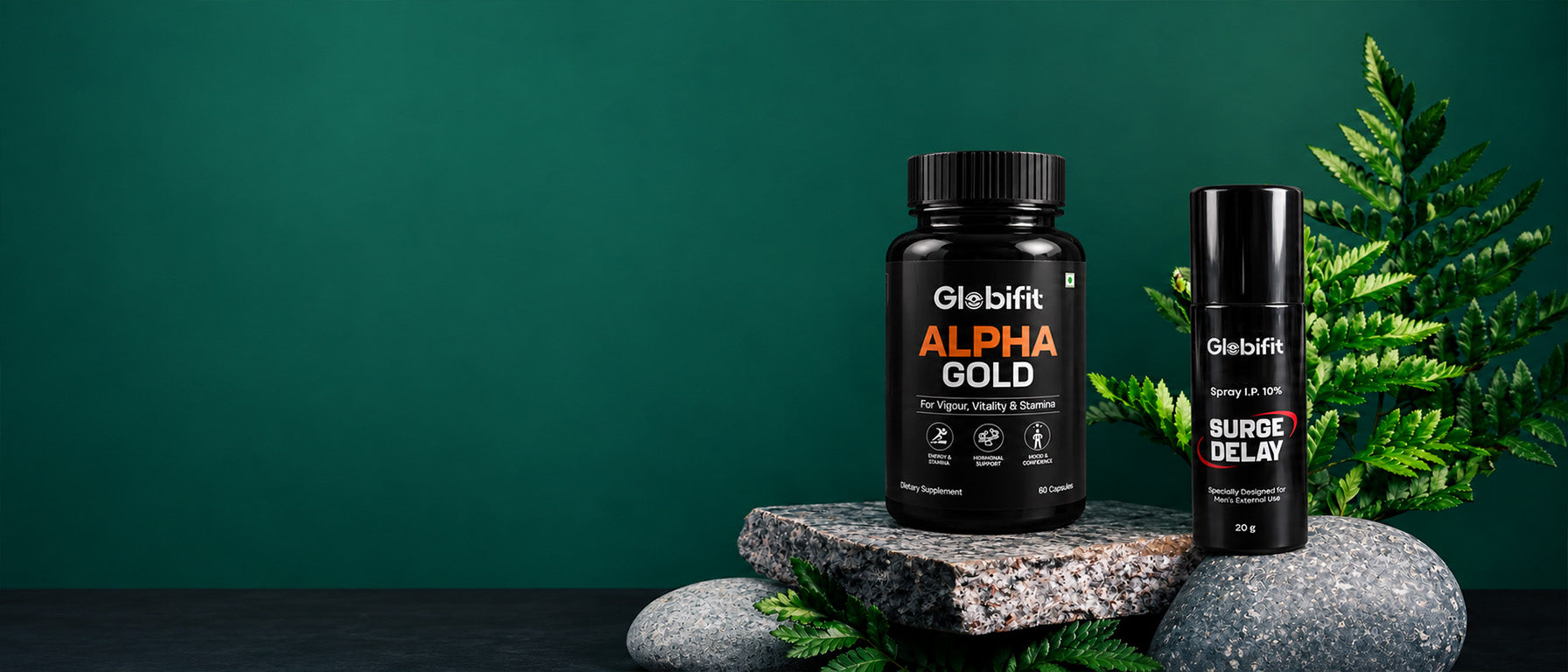 Alpha Gold + Surge Delay Spray.