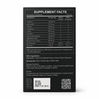 Globifit Surge Flow supplement facts on white background – back