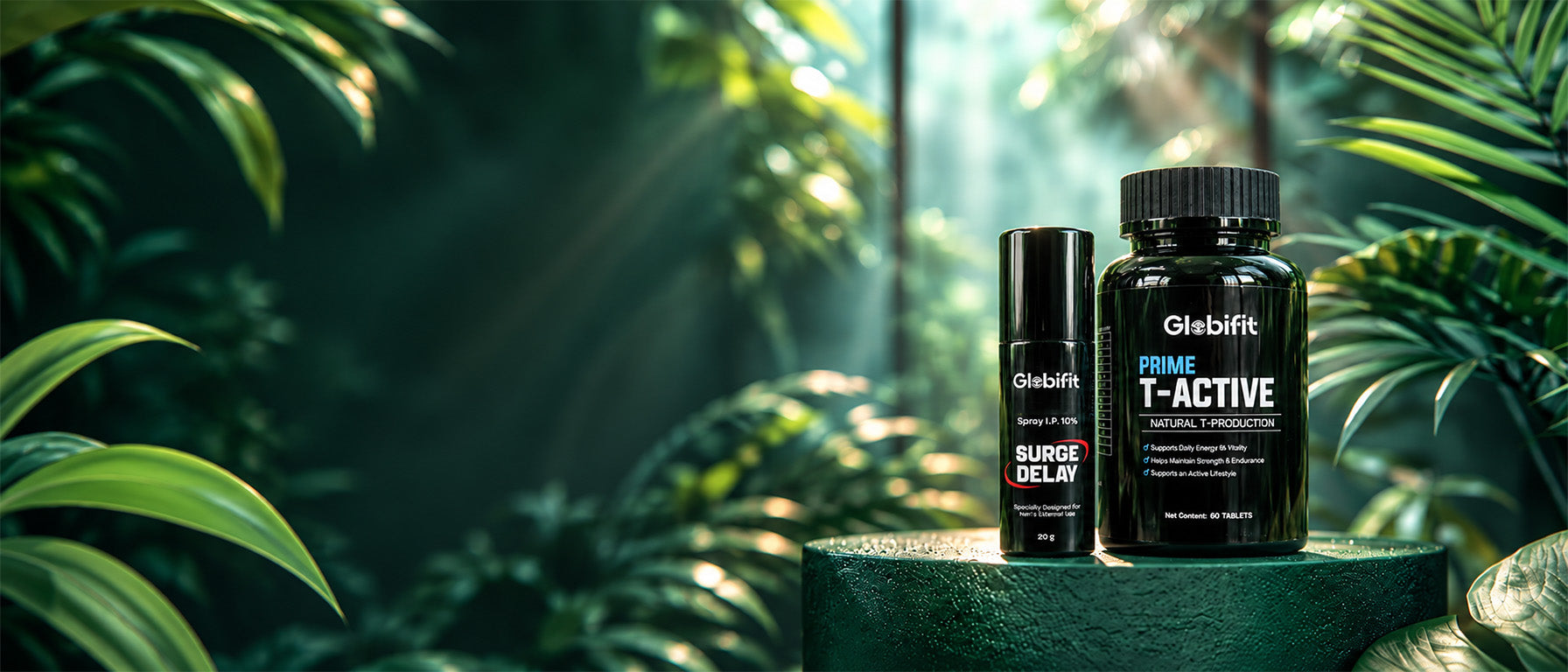 Prime T-Active + Surge Delay Spray.